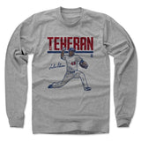 Mens Long Sleeve Heather Gray