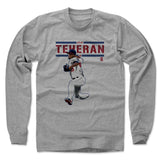 Mens Long Sleeve Heather Gray