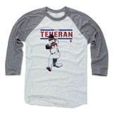 Mens Baseball T-Shirt Heather Gray / Ash