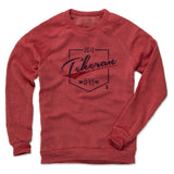 Mens Crew Sweatshirt Red