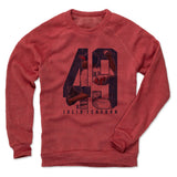 Mens Crew Sweatshirt Red