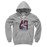 Mens Lace Hoodie Gray