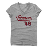 Womens Women's V-Neck Athletic Gray