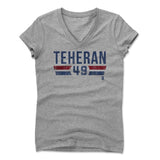 Womens Women's V-Neck Athletic Gray