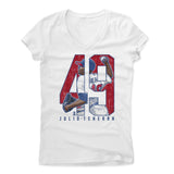 Womens Women's V-Neck White