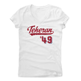 Womens Women's V-Neck White